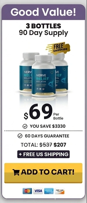 Nerve Relief Gelatin - 3 Bottle